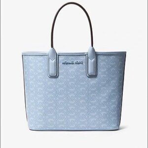 Michael Kors Jodie Pale Ocean mini tote NWT